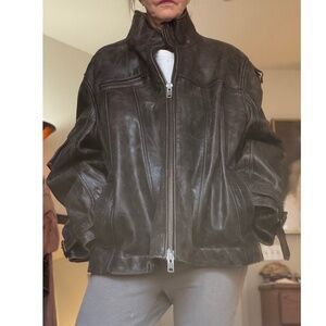 Free People Leather jacket